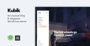 Kubik – An Unusual Digital Blog & Magazine WordPress Theme