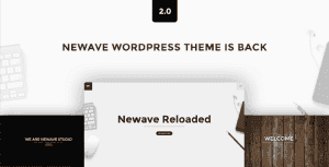 Newave – WordPress Responsive One Page Parallax Theme