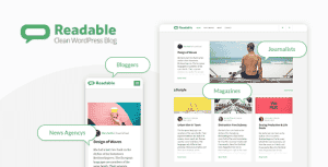 Readable — WordPress Blog Theme Focused on Readability