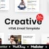 Creative – Multipurpose Responsive Email Template 30+ Modules Mailchimp