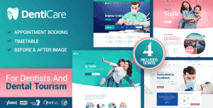 DentiCare – Medical & Dentist WordPress Theme