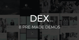 Dex – Modern Blog/Portfolio Blogger Theme