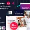 Dicom – IT Startup & SEO Marketing Services Elementor WordPress Theme