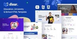 Dlear – Education HTML Template