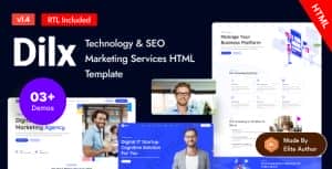 Dilx – Technology & SEO Marketing Services Bootstrap 5 Template
