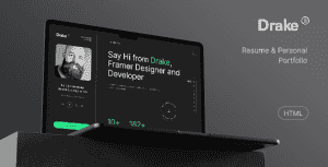 Drake Personal Portfolio HTML