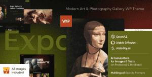 Expo – Art & Gallery WordPress Theme