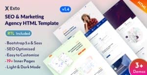 Exto – SEO Marketing Agency Bootstrap 5 Template