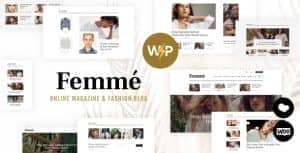 Femme – Fashion Blog & Magazine WordPress Theme + RTL