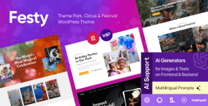 Festy – Theme Park, Circus & Festival WordPress Theme
