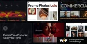 Frame – Photo & Video WordPress Theme + AI