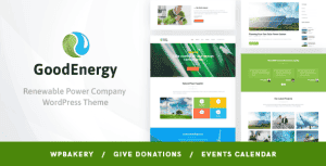 Good Energy – Ecology & Renewable Energy WordPress Theme
