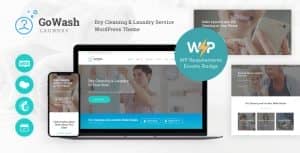 GoWash | Dry Cleaning & Laundry Service WordPress Theme