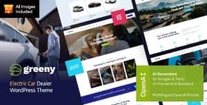 Greeny – Electric Car Dealership WordPress Theme
