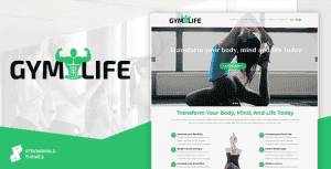 GymLife – Gym, Yoga & Fitness WordPress Theme