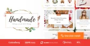 Handmade Shop – Handicraft Blog & Store Creative WordPress Theme