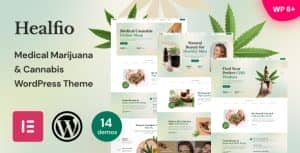 Healfio – Medical Marijuana & Cannabis WordPress Theme