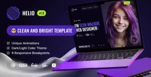 Helio – Coming Soon and Landing Page Template