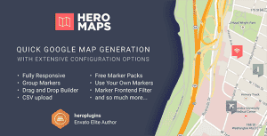 Hero Maps Premium – Customizable Google Maps Plugin
