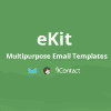 eKit Mail 80+ Modules – Unique Multipurpose Responsive Email set + Online Access