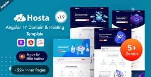Hosta – Angular 17+ Domain & Hosting Services Template