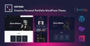 Intrinsic – Creative Personal Portfolio WordPress Themes