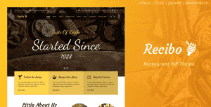Recibo – Restaurant WordPress