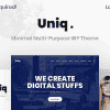 Uniq – Minimal Creative WordPress