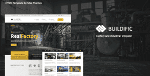 Buildific – Factory and Industrial HTML Template