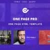 One Page Pro – Multi Purpose HTML Template