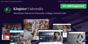 Kingster – Education, School WordPress