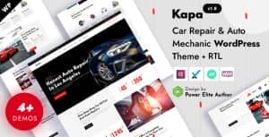 Kapa – Car Repair & Auto Services Elementor WordPress Theme