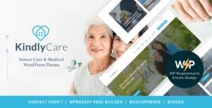 KindlyCare – Senior Care & Medical WordPress Theme