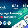 Lanklub – Multi Language Learning Angular 18 Template