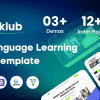 Lanklub – Multi Language Learning HTML Template