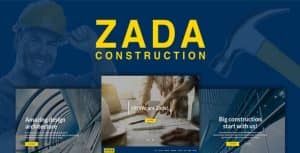 Zada – Construction WordPress Theme