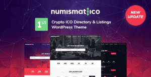Numismatico – Cryptocurrency Directory & Listings WordPress Theme