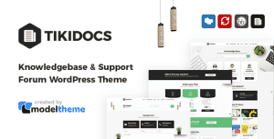 Tikidocs – Knowledgebase & Support Forum WordPress Theme + RTL