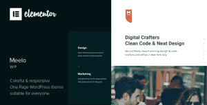 Meelo – Corporate One Page WordPress Theme
