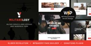 Militarology – Military Service & Army Veterans WordPress Theme