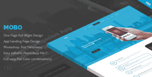 Mobo – One Page App Landing Page