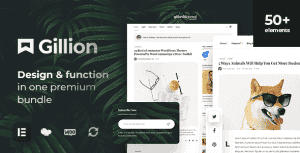 Gillion | Multi-Concept Blog/Magazine & Shop WordPress AMP Theme