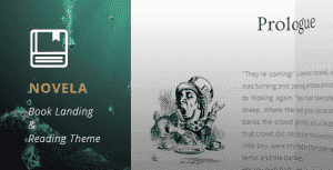Novela – Book Landing & Reading WordPress Theme