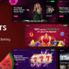 Nuts – Gambling, Casino & Betting WordPress Theme