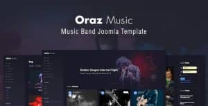 Oraz – Music Band Joomla 5 Template