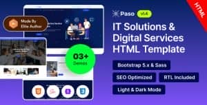 Paso – IT Solutions & Digital Services Bootstrap 5 Template