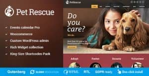 Pet Rescue – Animals and Shelter Charity WP Theme