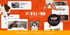 Pets Land | Domestic Animals Shop & Veterinary WordPress Theme