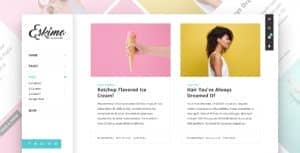 Eskimo – Minimal Personal HTML Blog Template