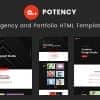 Potency – Creative Agency And Portfolio HTML5 Template
